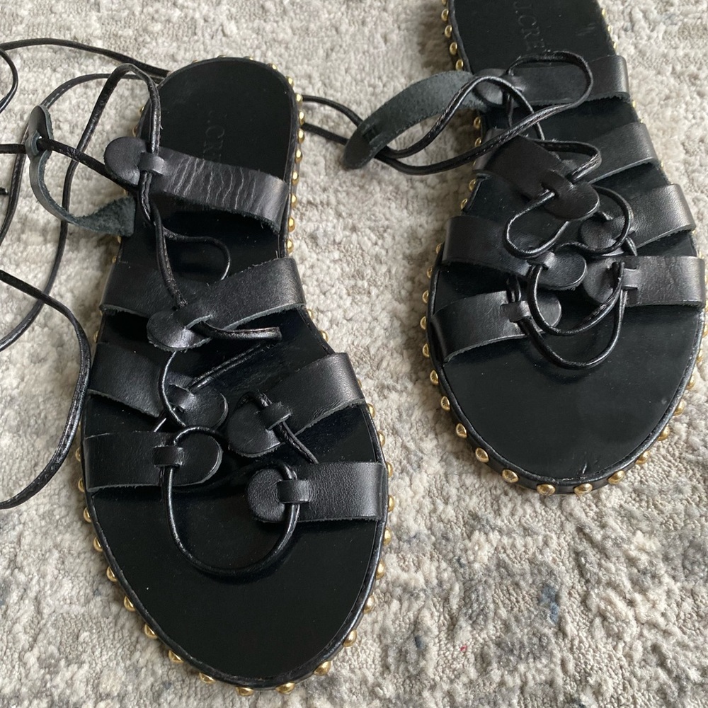 J Crew Gladiator Sandals. (Worn Once!) - Picture 5 of 5